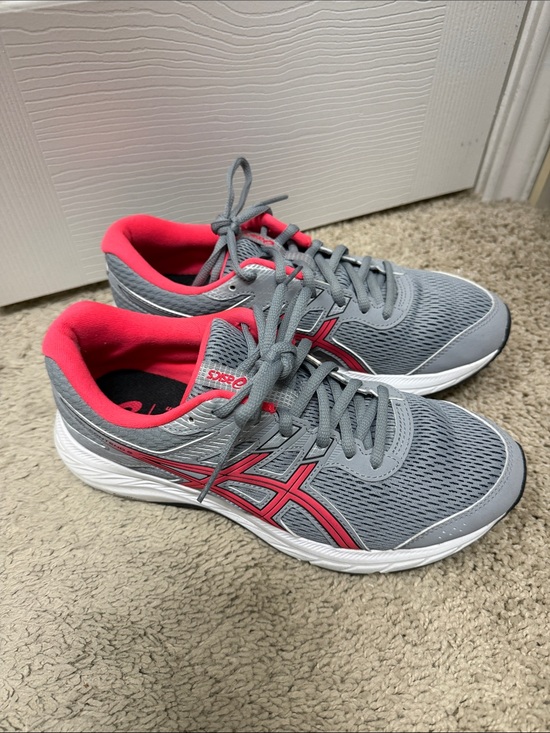 Asics Shoes - ASICS Gray and Pink Women's Athletic Running Sneakers